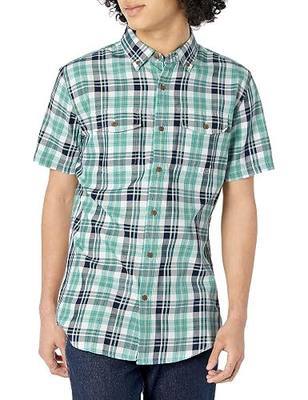 Amazon Essentials Men's Regular-fit Short-Sleeve Two-Pocket Twill Shirt