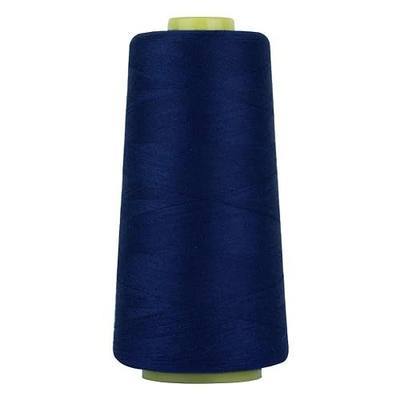 RCL 100% Polyester Sewing Thread Spools - 3000 Yards/1 Spool of Yarn, 40/2 All-Purpose Connecting Threads for Sewing Machine and Hand Repair Works (Navy Blue)
