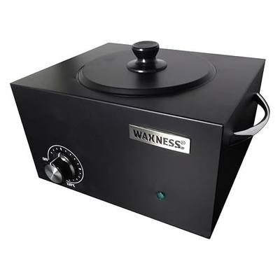 Waxness WN-6003 Elite-Series Large Professional Wax Heater Matte Black, 5.5 lb Capacity, Electronic Temperature Control, 300W, for Professional Use