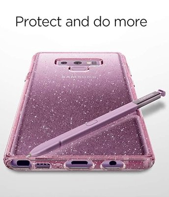 Spigen Liquid Crystal Designed for Galaxy Note 9 Case (2018) - Glitter Rose Quartz