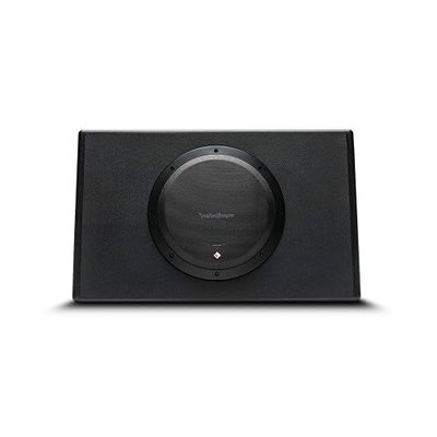 Rockford Fosgate Punch P300-10T Amplified 10" Subwoofer in Enclosure | All-in-One, Single Sub, Sealed Slim Design For Truck Applications and Powered by an Internal 300-Watt Amplifier
