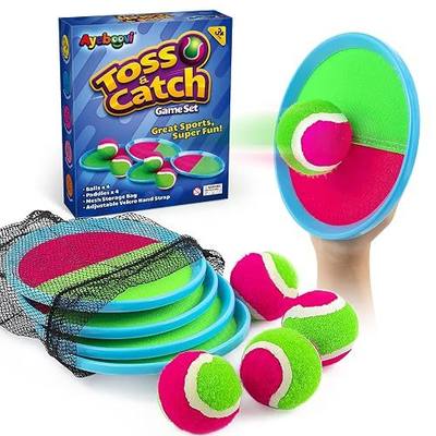 Ayeboovi Toss and Catch Ball Game Outdoor Toys for Kids Yard Games Beach Toys Outside Games for 3 4 5 6 7 8 9 10 Year Old Boys Girls (Upgraded)