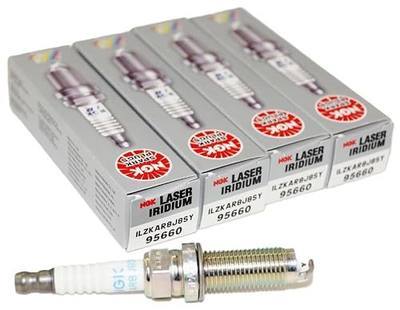 NGK ILZKAR8J8SY Laser Iridium Spark Plug (95660 Laser Iridium), 4 Pack