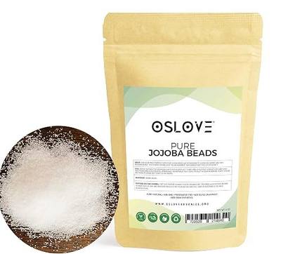 Pure Jojoba Beads- 20/40 Mesh Size | Cleanses and Exfoliates Skin | Use in Soaps, Cleansers & Scrubs- 4oz