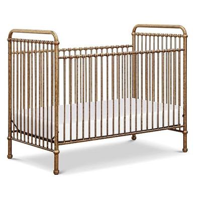 Namesake Abigail 3-in-1 Convertible Baby Crib Gold | GREENGUARD Gold Certified, Converts to Toddler Bed & Daybed, 4 Adjustable Mattress Heights, Conversion Kits Sold Separately