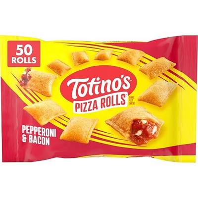 Totino's Pizza Rolls, Pepperoni and Bacon Flavored, Frozen Snacks, 50 Rolls, 24.8 oz