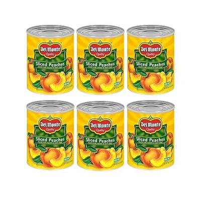 Del Monte Canned Sliced Yellow Cling Peaches in Heavy Syrup 1.81 Pound (Pack of 6)