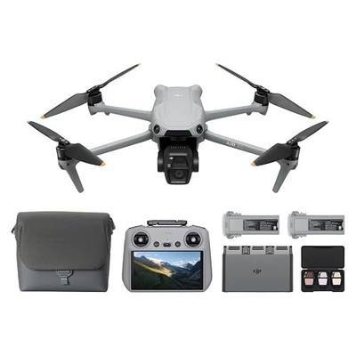 DJI Air 3S Fly More Combo (RC 2 Screen Remote Controller), 4K Drone | Drone With 1″ CMOS Wide-Angle & Medium Tele Camera for Adults, 4K/60fps, Omnidirectional Sensing, 3 Batteries