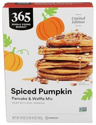 365 by Whole Foods Market, Pumpkin Spice Pancake & Waffle Mix, 20 Ounce