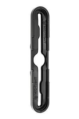 The Police Mic Clip Tactical Portable Radio Mic Clip for Uniforms or Bullet-Proof Vest Carriers | Black