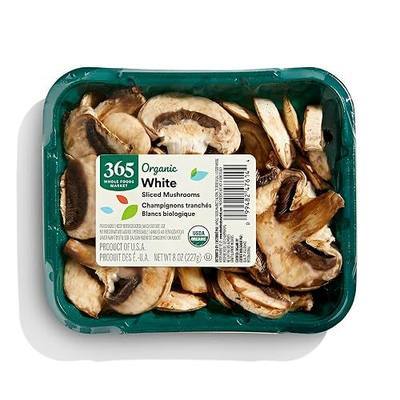 Organic Sliced White Mushrooms