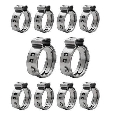 Pexflow Oetiker Style Pinch Clamps OTCR0100-10 Pex Cinch Clamps 1" Stainless Steel (pack of 10)