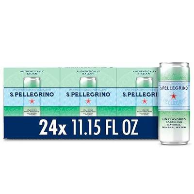 S.Pellegrino Sparkling Natural Mineral Water, Unflavored, 11.15 Fl. Oz (Pack of 24)
