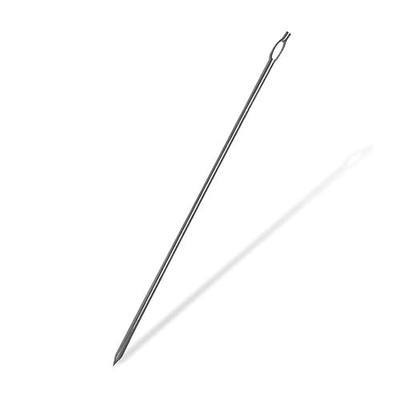 SpitJack Meat Trussing Needle, Stainless Steel, 7 in | Cooking needle for lacing turkey, roasts, whole hog, lamb, pork belly, with twine.