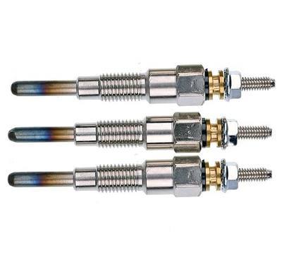 JEENDA 3PCS Glow Plug 16851-65510 16851-65512 Compatible with Kubota D722 D902 D905 D1005 D1105 V1505 V1305 Z482 RTV900 RTV1100 Tractor B1700D B1700E ZD326 ZD331 Mower BX1800D BX1830D