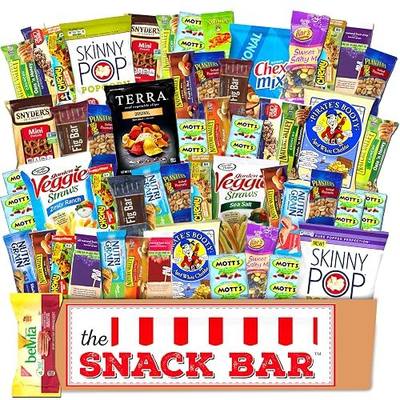 Healthy snack Care Package (52 count) A Gift crave Snack Box with a Variety of Healthy Snack Choices - Great for Office, College Military, Work, Students Holiday Gifts.