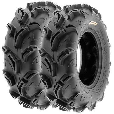Pair of 2 SunF Warrior AT 27x9-12 ATV UTV Mud & Trail Tires, 6 PR, Tubeless A048