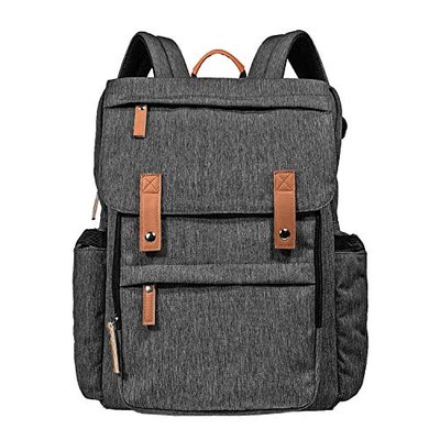 Hap Tim Diaper Backpack for Mom, Large Capacity Baby Diaper Bags for Boys & Girls, Baby Registry Search(1004-DG)