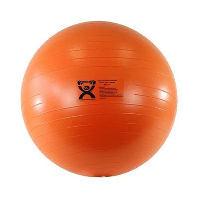CanDo Inflatable Exercise Ball - Orange 21.6", Durable Extra Thick Non-Slip Stability Ball for Core Workouts, Yoga, Pilates, Active Seating, Physical Therapy, Pregnancy, Home Gym, Flexibility
