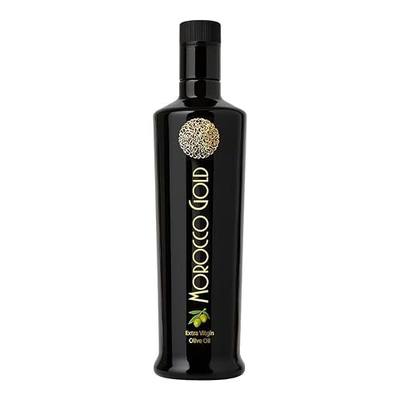 Morocco Gold New Harvest Olive Oil Extra Virgin - Polyphenol Rich 606mg/kg - Cold Pressed Olive Oil - Pure & 100% Natural with up to 4 Years Shelf-life - Fresh Harvest EVOO - (500ml (Pack of 1))