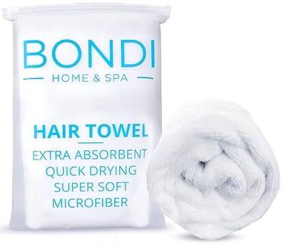 Bondi SPA Microfiber Hair Towel – Dries Hair 50% Faster – Anti-Frizz Towel for All Hair Types – Super Absorbent & Soft - XL (Rectangle) - 42 x 22 inches