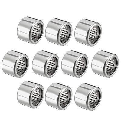 uxcell HK1010 Drawn Cup Needle Roller Bearings, Open End, 10mm Bore Dia, 14mm OD, 10mm Width (Pack of 10)