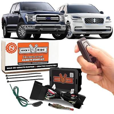 Plug-in Remote Start Kit – Start from Your Factory Fob – Some Ford, Lincoln Vehicles – F-150, F-250/350, Edge, Ranger, Bronco Sport, MKZ & More! – Extend Runtime - Check CAR Compatibility
