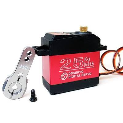 25kg RC Digital Servo Large Torque High Speed Full Metal Gear Waterproof 180 Degree Control Angle