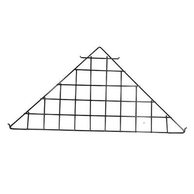 SSWBasics Triangle Black Wire Grid Shelf -- Set of 2