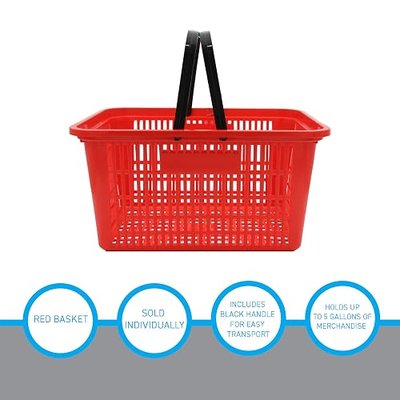 SSWBasics Red Shopping Basket