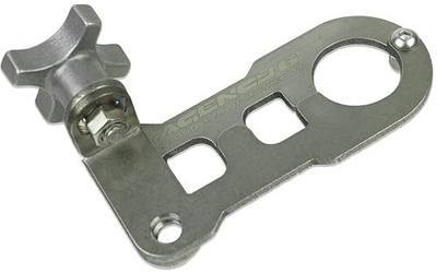 Agency 6 Jack Handle Keeper for Hi-Lift Jacks - No Splitting, Cracking, or Replacing - 304 Stainless Steel Proudly Made in the USA with US Certified Materials