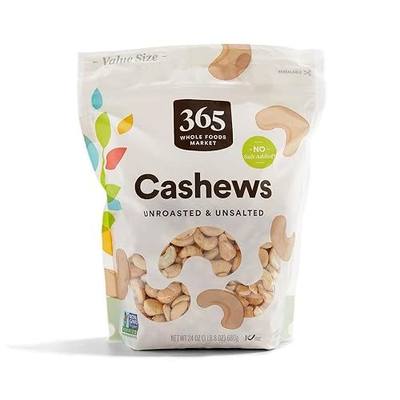 365 by Whole Foods Market, Cashews Unsalted & Unroasted, 24 Ounce