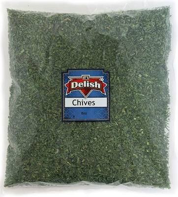 Dried Chives All Natural by Its Delish, 8 Oz (Half Pound) Bag