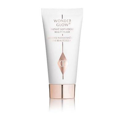 Charlotte Tilbury Wonderglow Face Primer - Soft-Focus, Illuminating Dewy Primer to Hydrate & Blur the Look of Imperfections, Fine Lines & Wrinkles - Infused with Hyaluronic Acid & Rosehip Oil