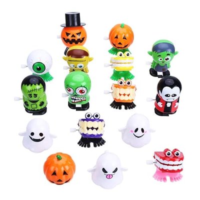 CCINEE 16pcs Wind-up Toys Assorted Clockwork Toys Supply for Halloween Party Favor Goody Bag Filler