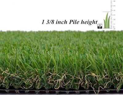ALTRUISTIC Artificial Grass 4FTX7FT(28 Square Feet), Realistic Fake Grass Deluxe Turf Synthetic Thick Lawn Pet Turf, 1 3/8” Height, Outdoor Decor, Customized