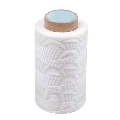 284 Yards Waxed Thread, 210D Heavy Duty Wax Upholstery Thread for Leather Sewing, 0.8mm Flat Waxed String for Bookbinding/Shoe Repairing/Leather Projects