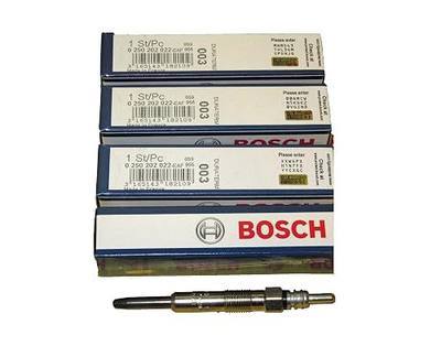 Set of 4 Volkswagen Diesel Glow Plug Bosch 0250202022