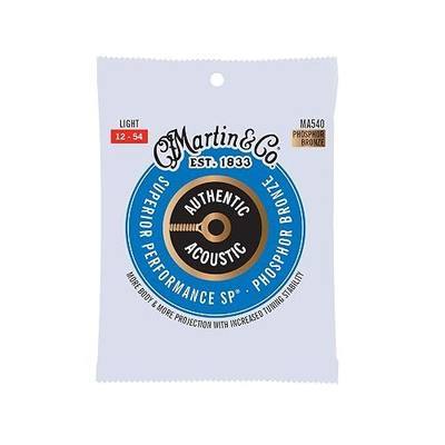 Other MA540 Authentic SP Phosphor Bronze Light Gauge Acoustic Guitar Strings (41Y18MA540)