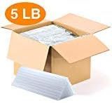 Hot Glue Gun Sticks (Huge Bulk Pack of 5LB) Clear Full Size 10" Long x 0.44" Diameter Compatible with Full Size Industrial Glue Guns