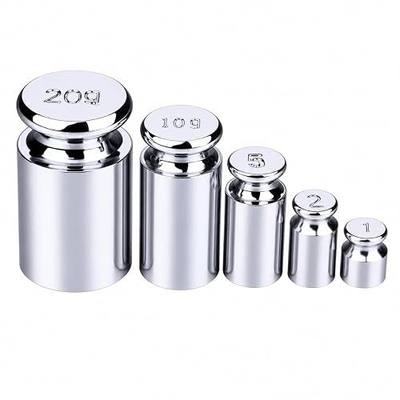 I-MART Calibration Weights Set 1g 2g 5g 10g 20g, M1 Grade Chrome-Plated Steel Small Weights for Digital Scale Calibration, Kitchen Pocket Postal and Craft Use, 5 Piece Gram Set