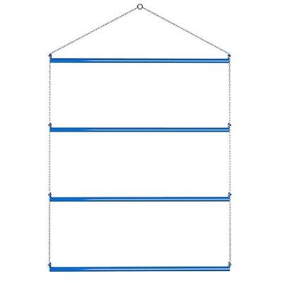 Blanket Rack 33" (Blue). Suitable for Horse Blankets, Saddle Blankets, Pads & Towels. Extra Wide for Western Saddle Blankets and Horse Blankets.