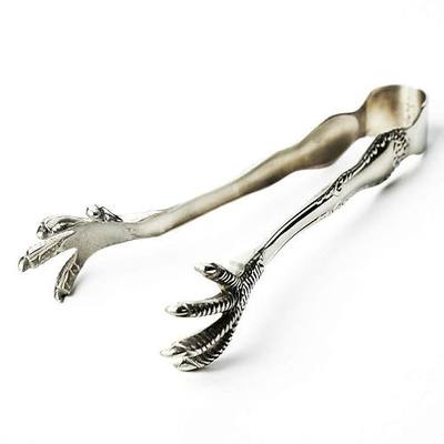 Bar Ice Hockey Special Eagle Claw Shape Ice Tongs Serving Tongs.
