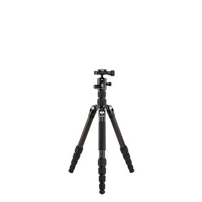 Benro Tripster Travel Carbon Fiber Tripod/Monopod, 1 Series, Triple Action Ball Head, Twist Lock Legs, 59.3 Maximum Height, 18 lb. Capacity- Black (FTR19AB0GBLK)