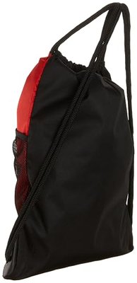 adidas Unisex Alliance Sackpack, Drawstring Backpack, Lightweight Small Gym Bag for Women, Soccer Backpack, University Red, One Size