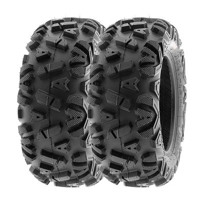 SunF 25x8-12 25x10-11 All Terrain Tires ATV UTV 6 PR POWER I A033 - BUNDLE