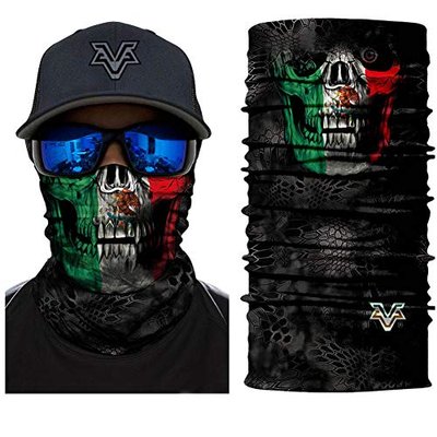 VCOROS Monster Skull Bandana Face Mask For Riding Motorcycle Racing Hunting Skiing Snowboarding Fishing Winter Warm Neckerchief Men Women outdoor sport Scraf (PL180420)