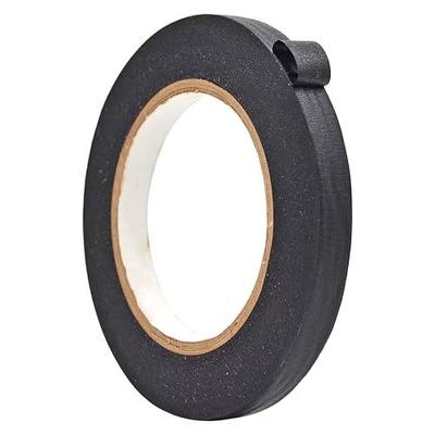 WOD Colored Masking Tape, Black, 1/2 inch x 60 yds. Colorful Teacher Painters Tape for Fun DIY Art & Crafts, Lab Labeling, Writable & Classroom Decorations