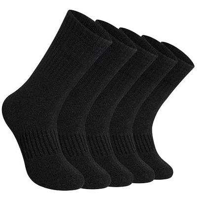 DoSmart Womens Merino Wool Hiking Socks Thermal Warm Walking Boot Winter Crew Cushion Work Socks 5 Pairs