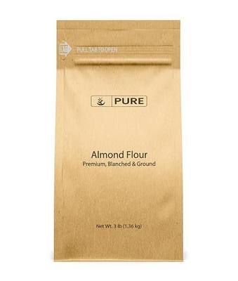 Pure Original Ingredients Almond Flour (3 lb) Blanched Almonds, Extra Fine, Grown in California